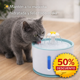 💧🐱 Fuente de Agua Automática para Gatos – Hidratación Fresca 24/7