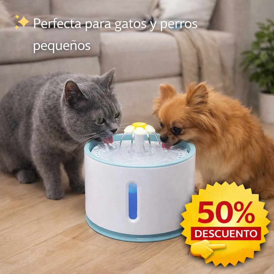 💧🐱 Fuente de Agua Automática para Gatos – Hidratación Fresca 24/7