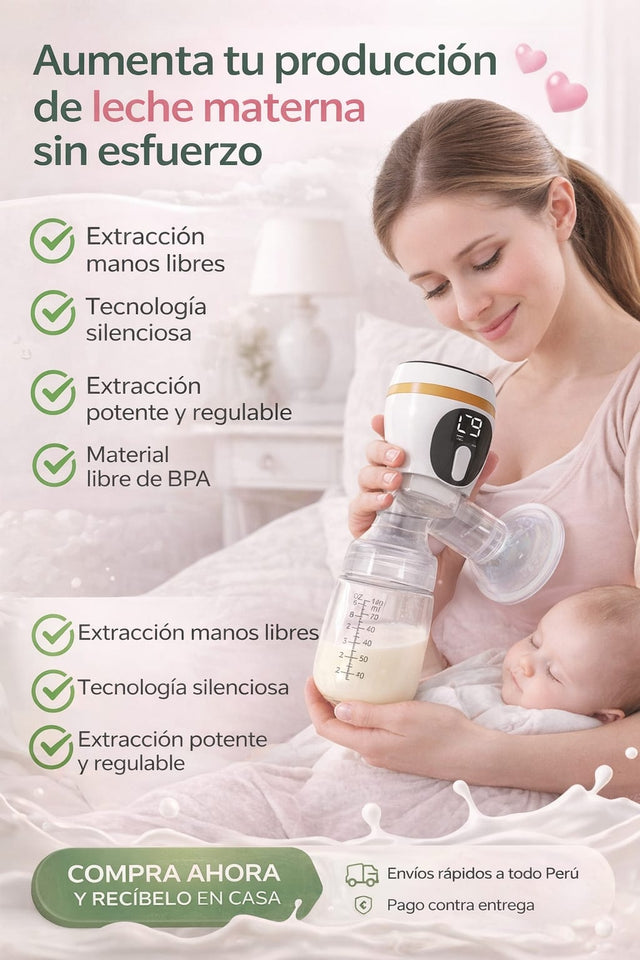 🍼 EXTRACTOR DE LECHE MATERNA ELÉCTRICO AUTOMÁTICO